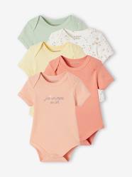 Baby-5-pack of short-sleeved bodysuits