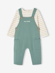 Baby-Fleece Top & Dungarees Ensemble, for Babies