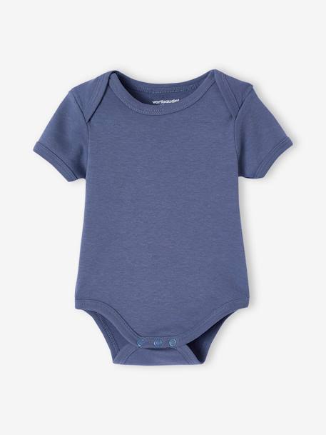 5-pack of short-sleeved bodysuits blue 