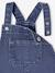 Baby dungarees in canvas indigo 