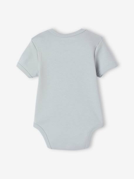 5-pack of short-sleeved bodysuits blue 