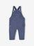 Baby dungarees in canvas indigo 