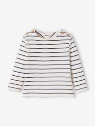 Baby-Striped long-sleeved baby t-shirt