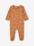 Pack of 2 Safari baby sleepsuits camel 