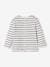 Striped long-sleeved baby t-shirt ecru 