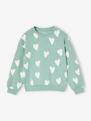 Girls-Sweatshirt with Fancy Motifs for Girls