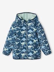 Boys-Reversible lightweight puffer jacket for boys