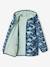 Reversible lightweight puffer jacket for boys ocean blue 