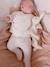 Goose print newborn outfit ecru 