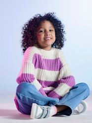 Striped jumper for girls