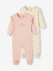 Baby-Pack of 2 bee sleepsuits