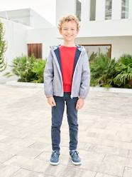 Boys-MEDIUM Hip, MorphologiK Slim Leg Coloured Trousers, for Boys