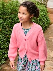 Girls-Rib Knit Cardigan for Girls