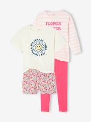 Girls-Nightwear-Pack of 2 Flower Power Basics Pyjamas for Girls