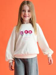 Girls-Girls' patterned sweatshirt