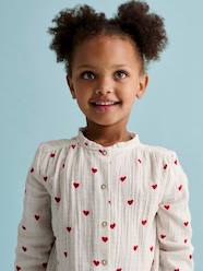 Girls-Blouses, Shirts & Tunics-Cotton Gauze Shirt for Girls