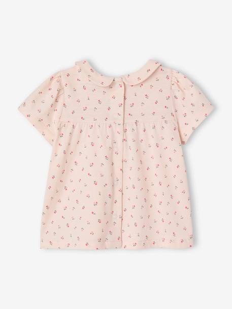 Pack of 2 baby T-shirts pale pink 