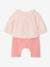 Newborn sleepsuit and trousers set rose 