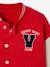 College-Style Jacket in Fleece for Babies red 