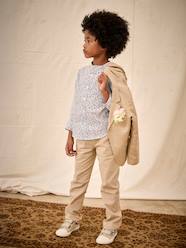 Boys-Cotton/Linen Chino Trousers for Boys