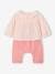 Newborn sleepsuit and trousers set rose 