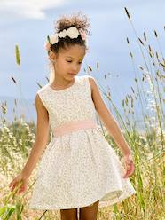 Girls-Occasion Wear Dress with Floral Print, for Girls