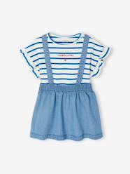 Baby-T-Shirt & Dungaree-Skirt Set for Babies