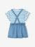 T-Shirt & Dungaree-Skirt Set for Babies double stone 