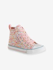 Shoes-High Top Trainers in Fancy Fabric, for Girls