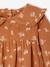 Floral Cotton Gauze Dress for Babies caramel+vanilla 