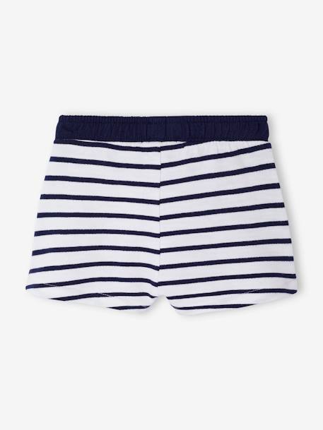 Bermuda Shorts in Fleece for Baby Boys aqua green+BROWN MEDIUM SOLID+Dark Blue+Dark Blue Stripes 