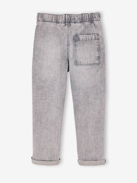 Wide Easy to Slip On Jeans for Boys bleached denim+brut denim+grey+stone 