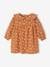 Floral Cotton Gauze Dress for Babies caramel+vanilla 