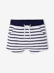 Baby-Bermuda Shorts in Fleece for Baby Boys