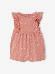 Baby-Dungarees & All-in-ones-Frill-Sleeved Playsuit for Babies, Basics