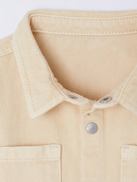 Shirt with Press Studs for Babies sandy beige 