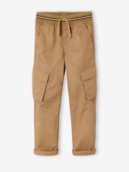 -Straight-leg cargo trousers for boys with a slim hip fit, MorphologiK