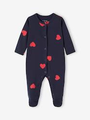 -Velour Sleepsuit, "Mon coeur" by ENVIE DE FRAISE