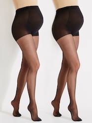 -Pack of 2 Maternity Voile Tights