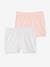 Girls' Pack of Shorties Black+Light Pink 