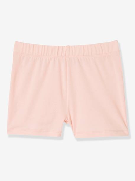 Girls' Pack of Shorties Black+Light Pink 