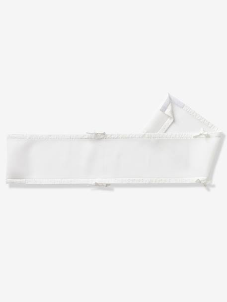 Cot Bumper, Breathable, Night Stars White 