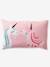 Girls' Duvet Cover + Pillowcase, Magic Unicorns Theme Light Blue 