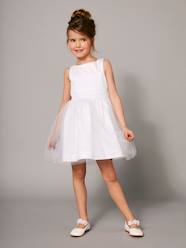 Cotton Gauze Dress for Girls - rosy apricot