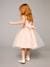 Girls' Sateen & Tulle Occasion Dress BLUE LIGHT SOLID+Light Pink+White 