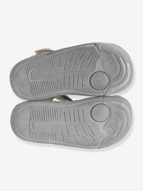 Boys Leather Sandals, Designed For Autonomy Grey 