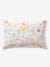 Duvet Cover + Pillowcase Set for Children, Flowers and Dragonflies Theme White 