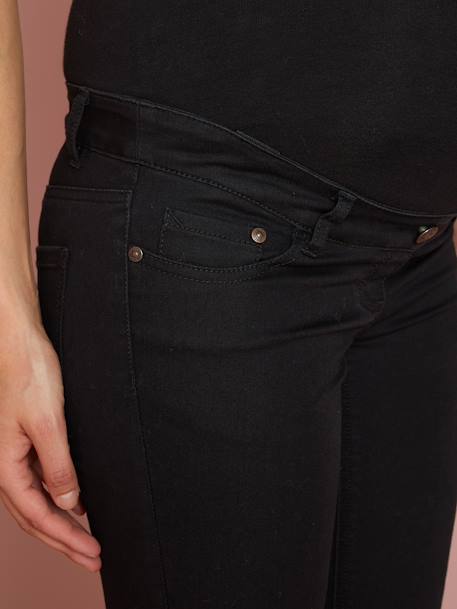 Maternity Slim Jeans in Stretch Fabric, Inside Leg 31' Black 