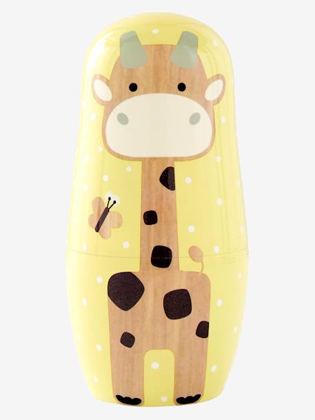 Wooden Animal Nesting Dolls Multi 