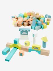 -Wooden Construction Game, 100 Pieces - Wood FSC® Certified